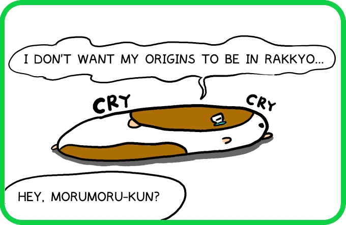 Morumoru-kun and Rakkyo 2