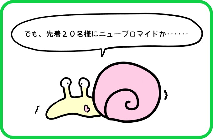 ブロマイドのために3