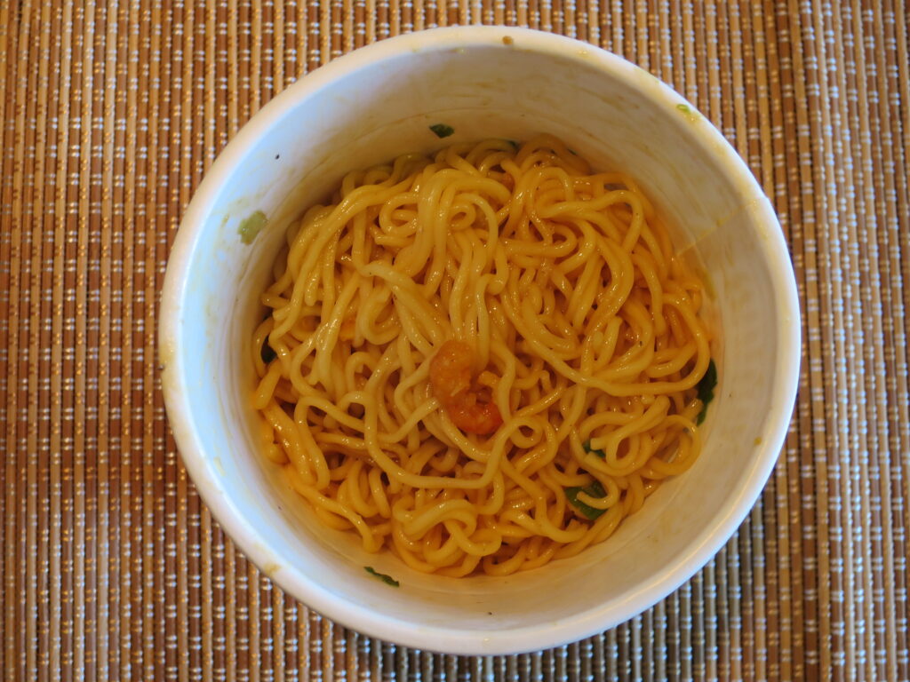 完全メシ 汁なし カップヌードル味焼きそば9