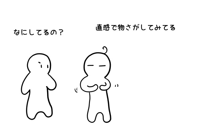 直感で電子辞書を見つける
